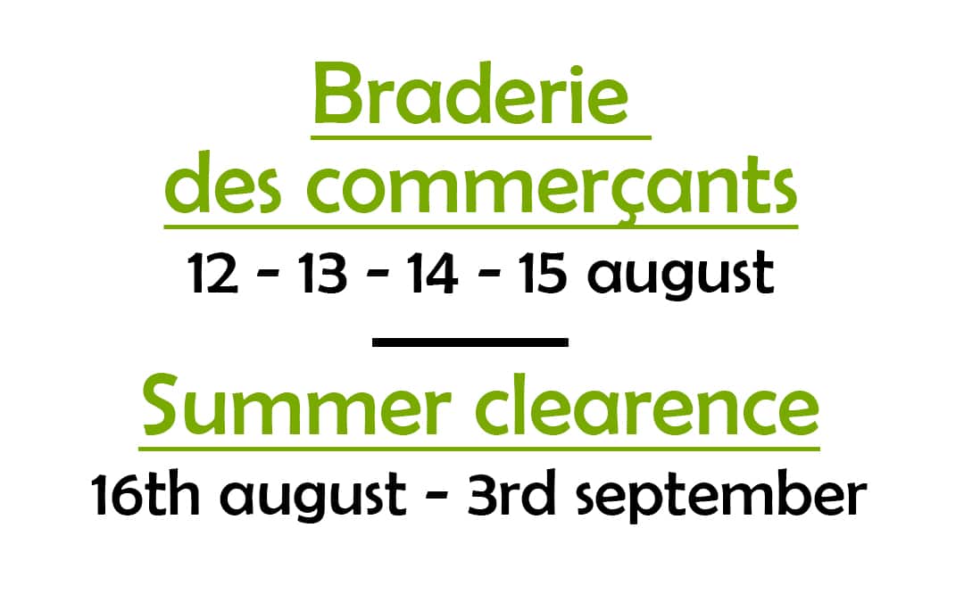 End of summer super discount