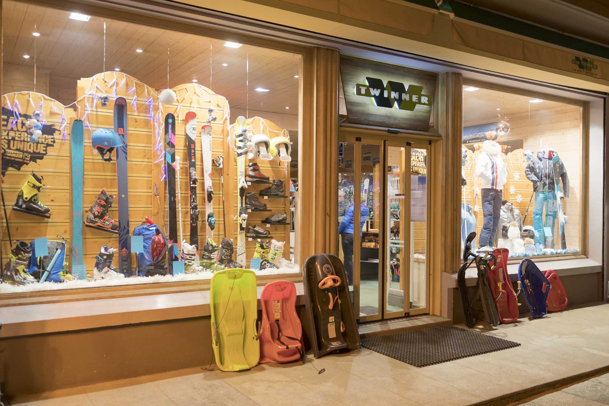 Le magasin Blanc Sport Saint Gervais